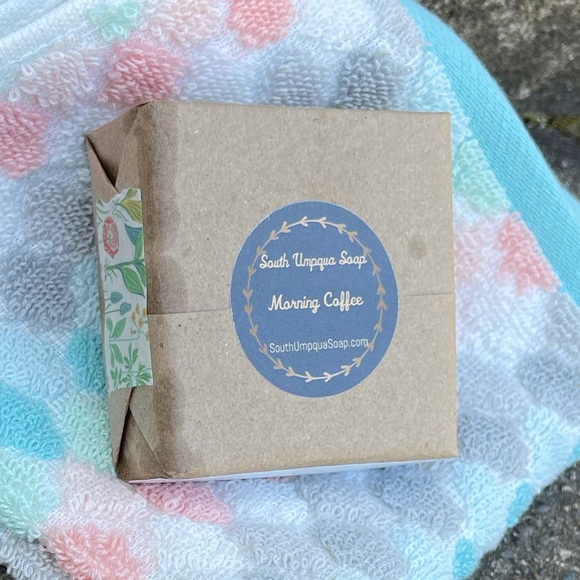Hand Crafted Other - Handmade Coffee Soap Exfoliating Bar Bathroom PNW